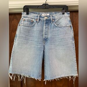 Re/Done Women’s 90s Comfy Denim Jean Shorts Sz 26 Never worn